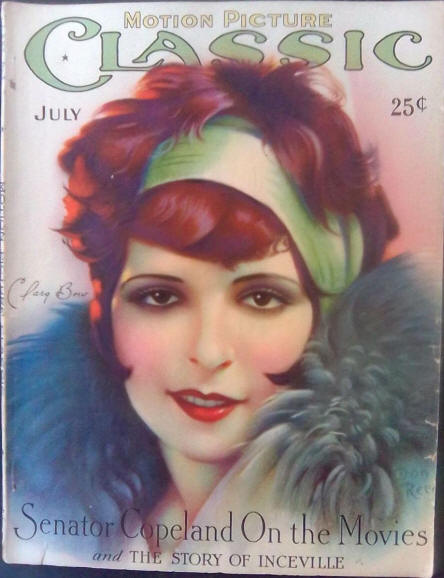 Clara Bow cover of "Motion Picture Classic" 1927 May June July lot of 3 - Picture 1 of 6